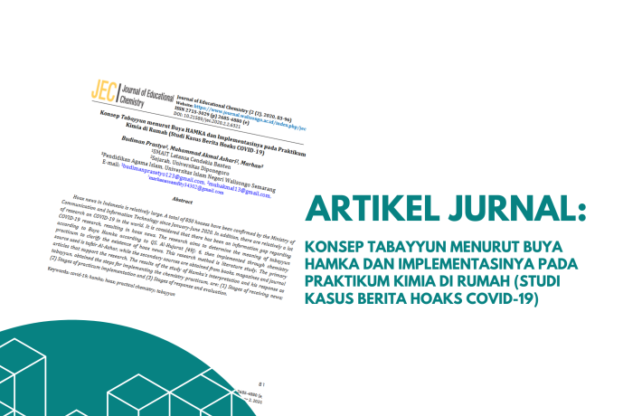 Artikel Jurnal: Konsep Tabayyun menurut Buya HAMKA dan Implementasinya pada Praktikum Kimia di Rumah