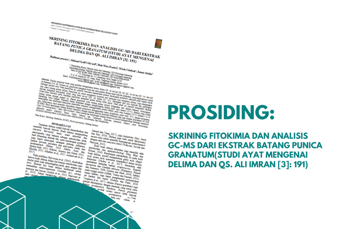 Prosiding: Skrining Fitokimia dan Analisis GC-MS dari Ekstrak Batang Punica granatum (Studi Ayat Men